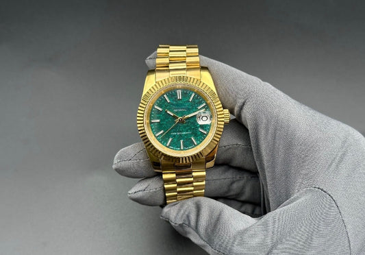 MOD DATE JUST OR VERT MARBRÉ