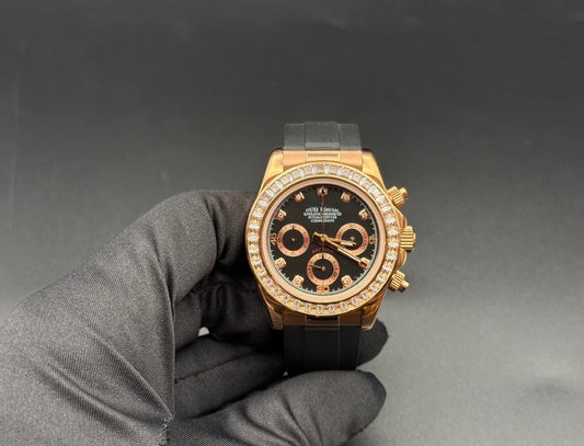 MOD CHRONOGRAPHE OR ROSE DIAMANTS